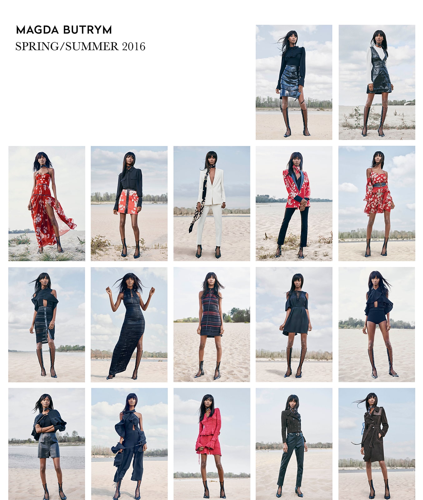 Lookbook project for Magda Butrym SS 2016